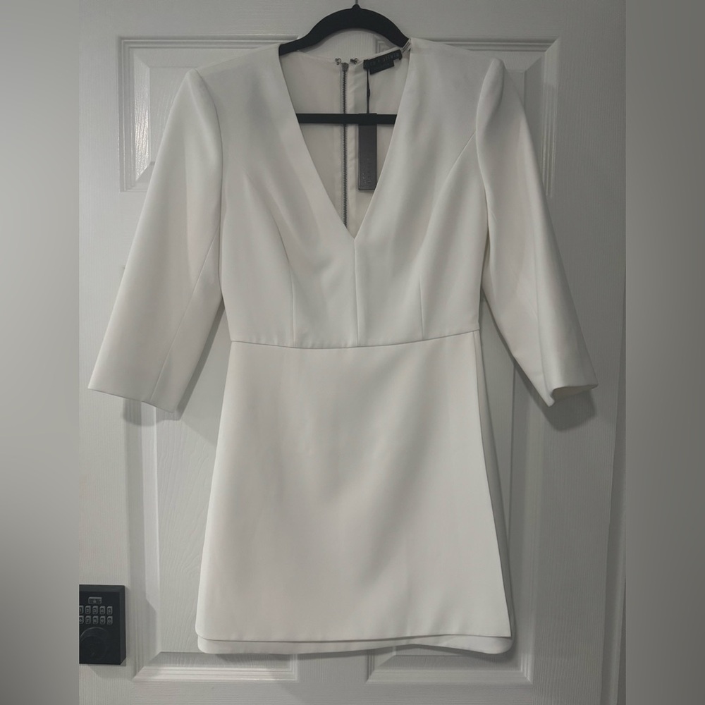 Alice & Olivia White Dress